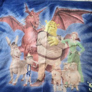 Vintage Shrek 4D Beach Towel HTF RARE 2005 Y2k Collectible Universal Studios